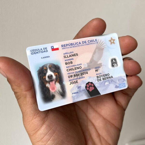 credencial rut para mascotas documento